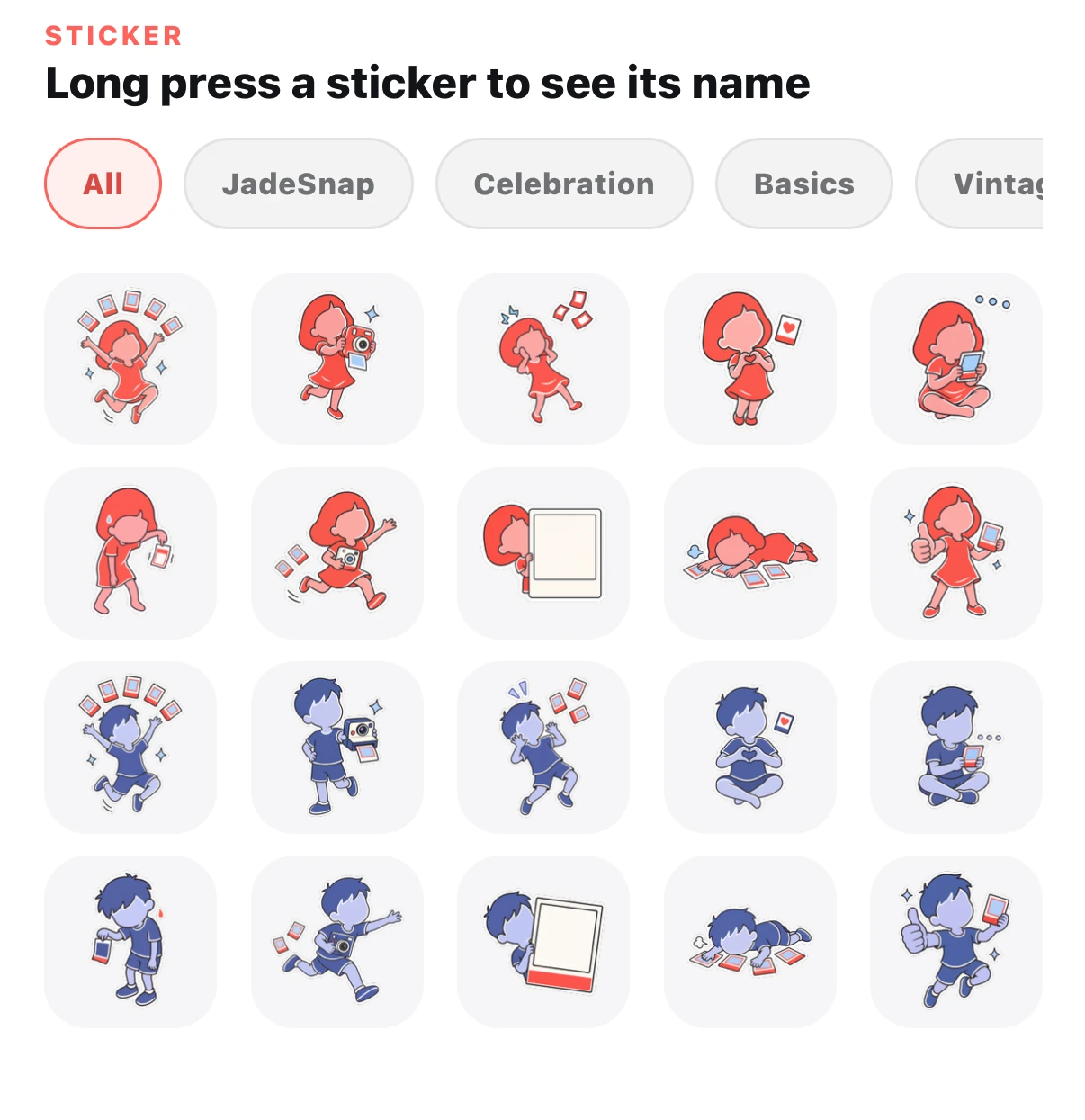 Official sticker collection